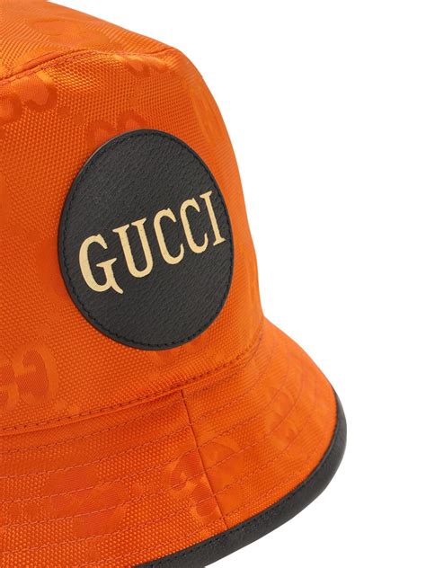 Gucci Orange 'Off The Grid' Bucket Hat 